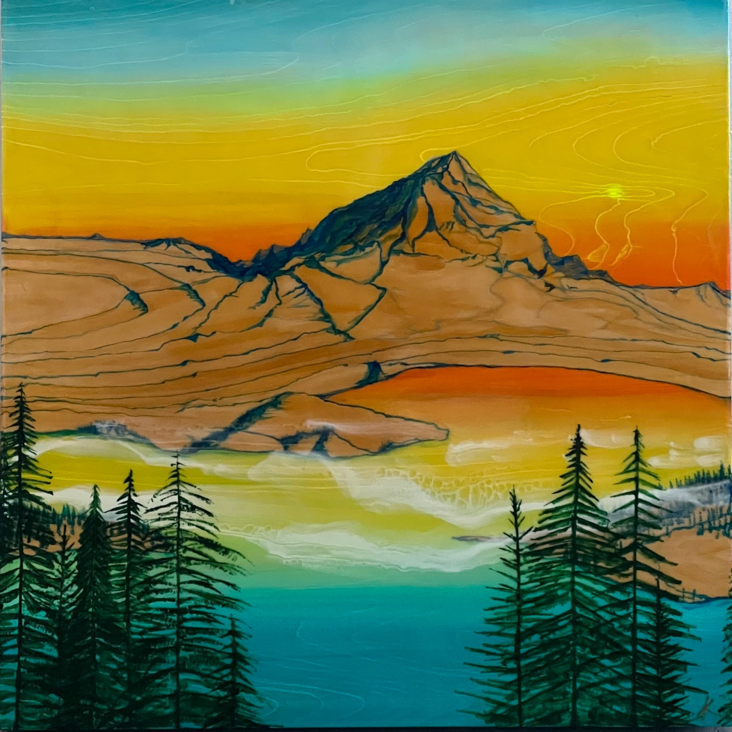 Islands in the Grain No.3 Sky of Fire