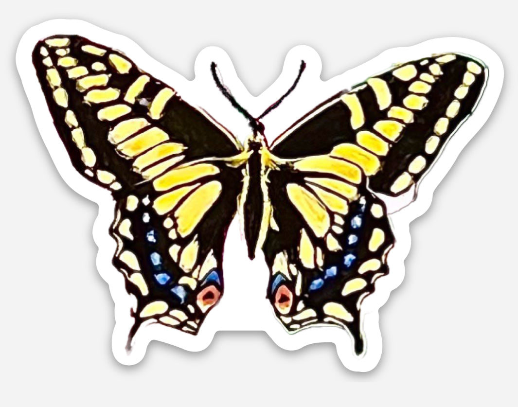 Swallowtail Butterfly Sticker