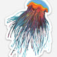 Original Art Stickers - butterflies & jelly fish