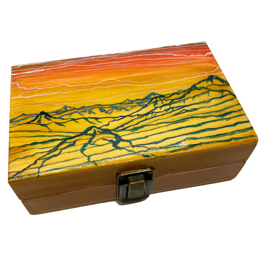 Mountains in the Grain Box - kalindipaints